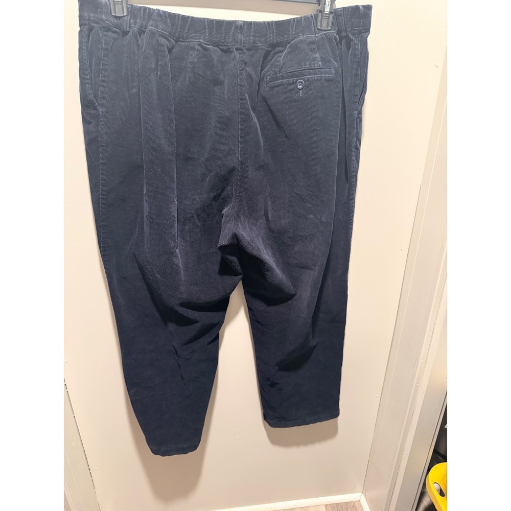 LL Bean Womens Classic Fit Curvy Corduroy Pants‎ Navy Blue Size 22WP Petite - Picture 5 of 8